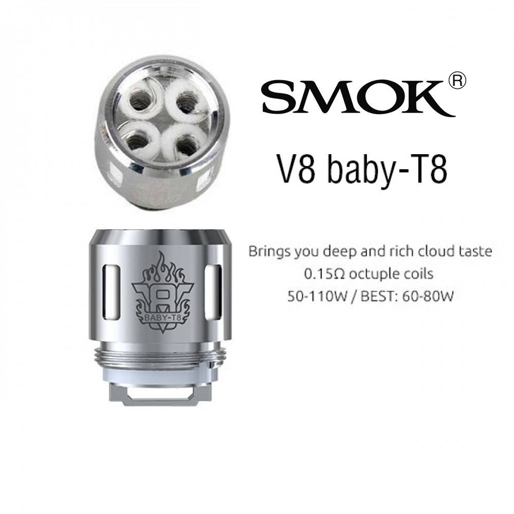 Resistencia SMOK T8 0.15 Ohm para TFV8 Baby