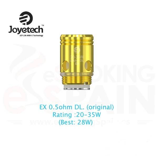 Resistencia Joyetech EX 0,5 Ohm DL para Exceed D19 / D22 / D22C / EDGE