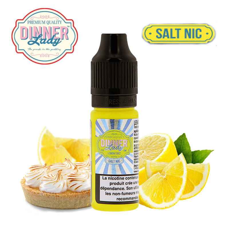 E-líquido Dinner Lady Lemon Tart Salt Nic 20mg/ml 10ml